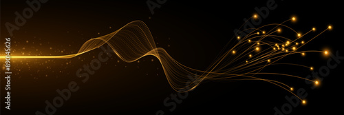Futuristic glowing neural connectors analyze big data into cyberspace. Neural network background. Modern technology cover design. Vector illustration. EPS 10