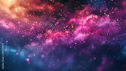 Wallpaper Mural Stunning nebula with vibrant colors and sparkling stars, capturing the essence of space science. Torontodigital.ca