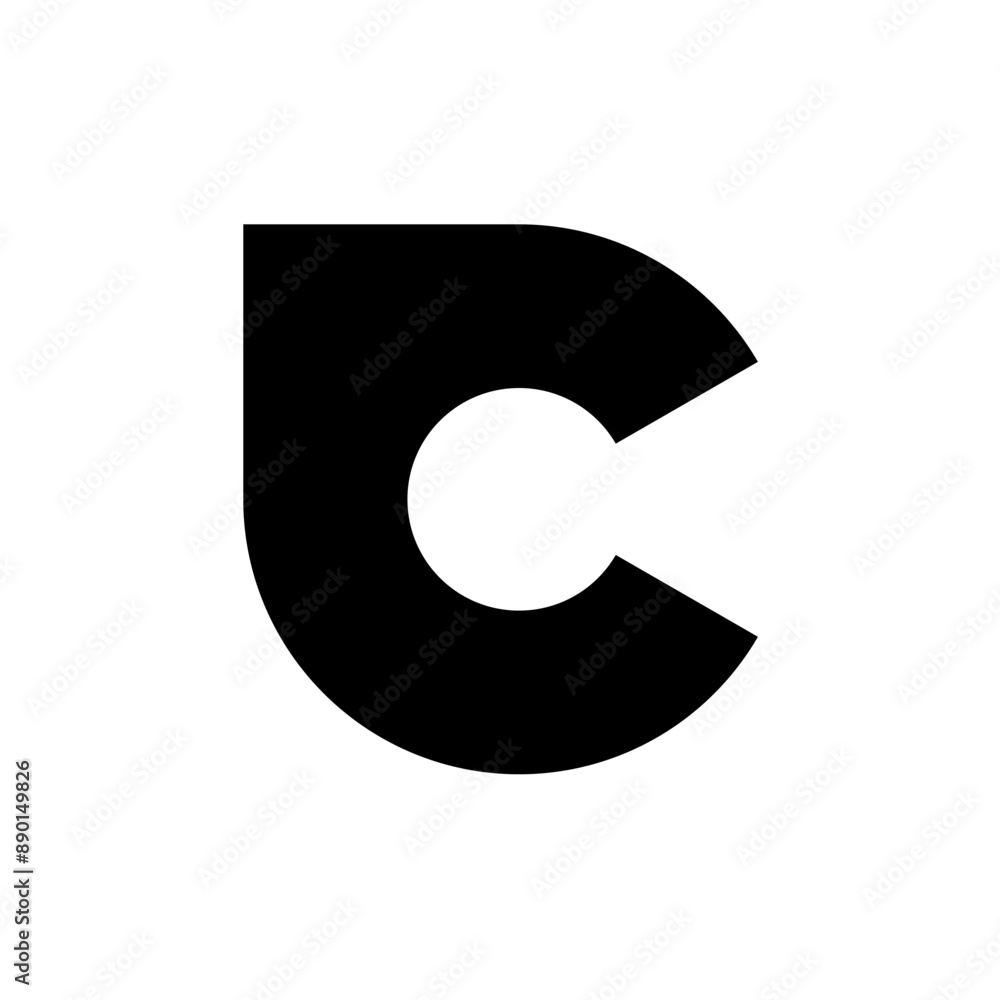 Letter C logo. Icon design. Template elements. Geometric abstract logos Letter C logo. Icon design. Template elements. Geometric abstract logos