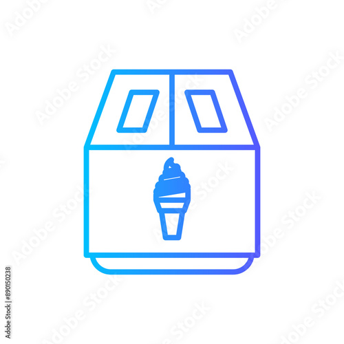 freezer gradient icon