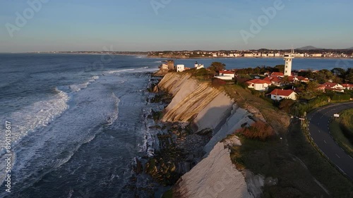 Basque corniche from Hendaia to Zokoa, Basque Country.