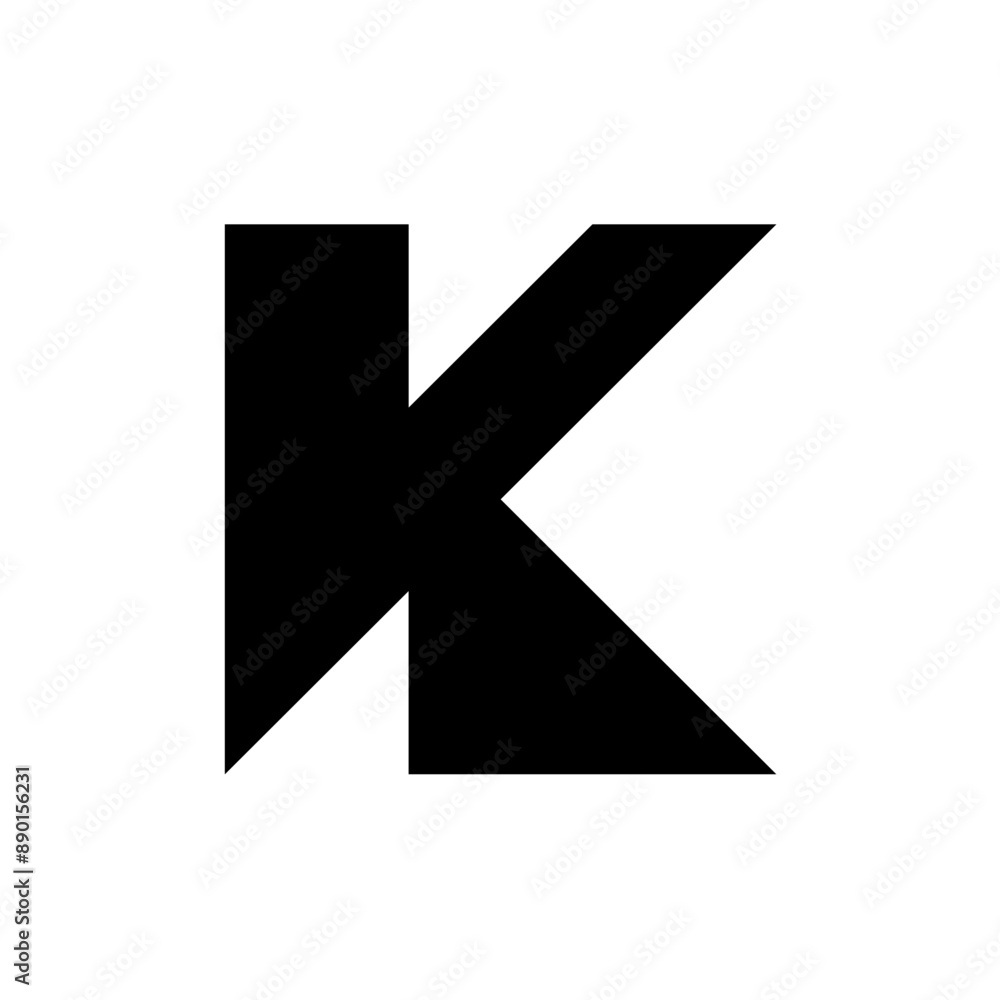 Letter K logo. Icon design. Template elements. Geometric abstract logos Letter K logo. Icon design. Template elements. Geometric abstract logos