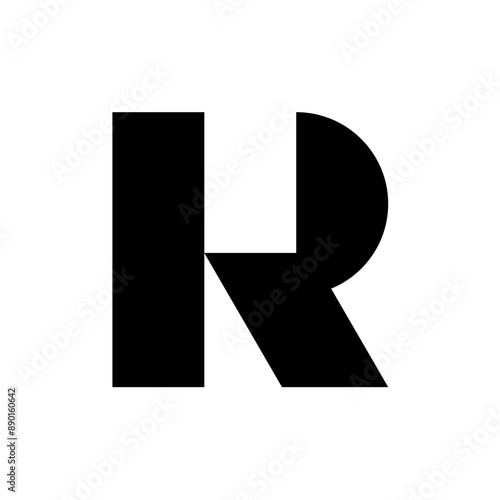 Free Download Letter R logo. Icon design. Template elements. Geometric abstract logos - GFXLoad