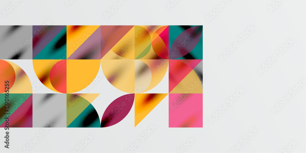 Triangles, round triangles and circles techno art. Vector Illustration For Wallpaper, Banner, Background, Card, Book Illustration, landing page Triangles, round triangles and circles techno art. Vector Illustration For Wallpaper, Banner, Background, Card, Book Illustration, landing page