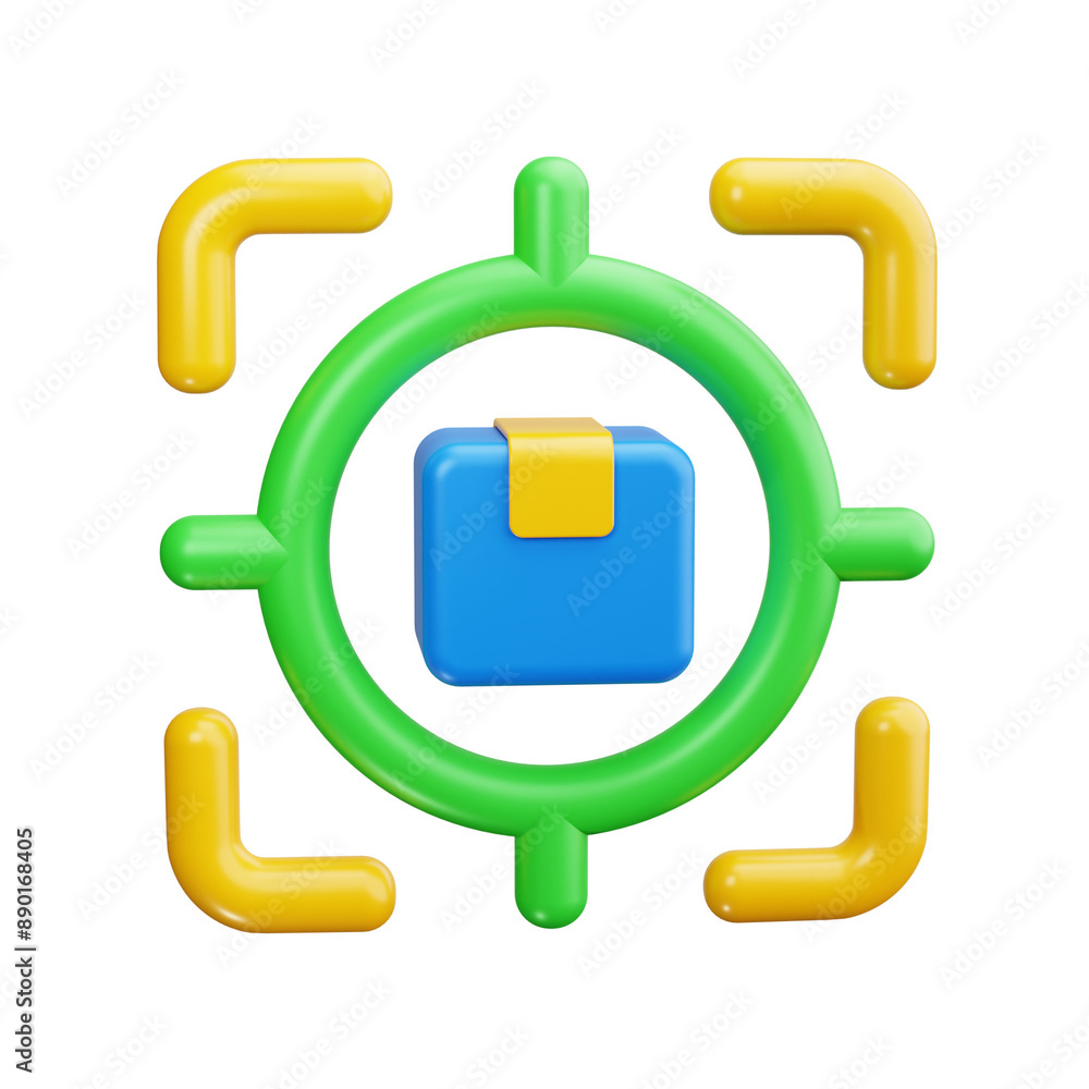 target 3d render icon target 3d render icon