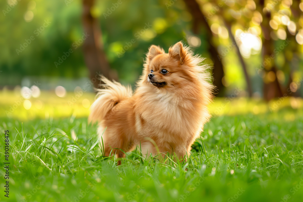 Pomeranian Spitz dog Pomeranian Spitz dog