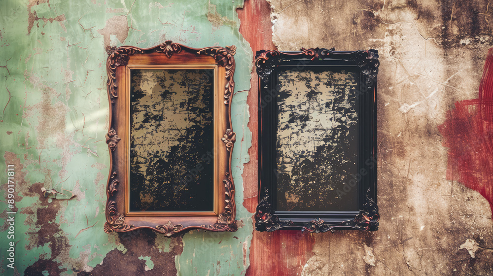 Compare your before and after makeover or duels with this photo frame template. Compare your before and after makeover or duels with this photo frame template.