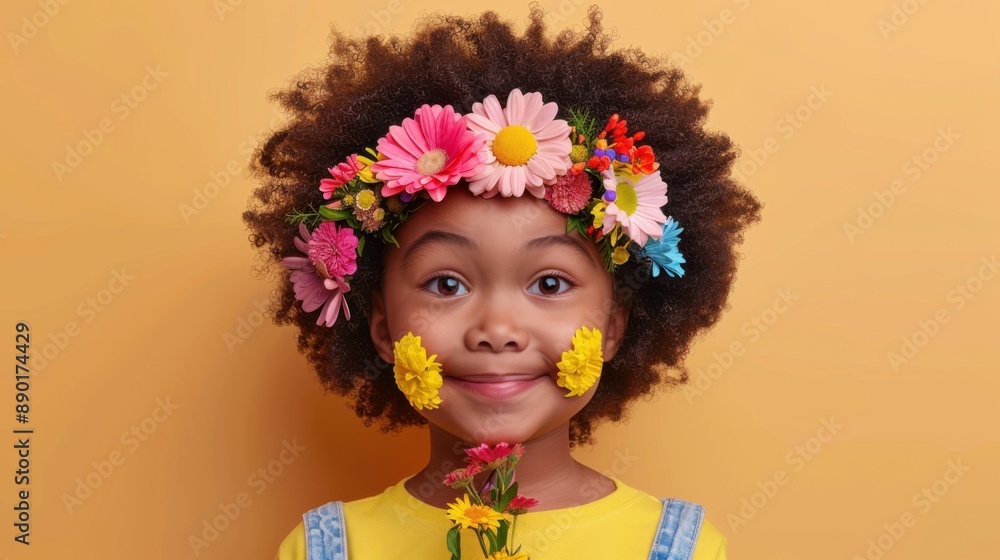 18072304 24 24. A woman holding a bouquet of flowers with a bright smile, isolated on a transparent background 18072304 24 24. A woman holding a bouquet of flowers with a bright smile, isolated on a transparent background