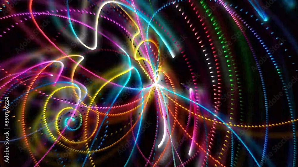 Perfect abstract background. Light stripes with rays.
Abstract glowing waves from particles and energy points magical futuristic hi-tech, abstract background. The ink in water splash paint mixes multi Perfect abstract background. Light stripes with rays.
Abstract glowing waves from particles and energy points magical futuristic hi-tech, abstract background. The ink in water splash paint mixes multi