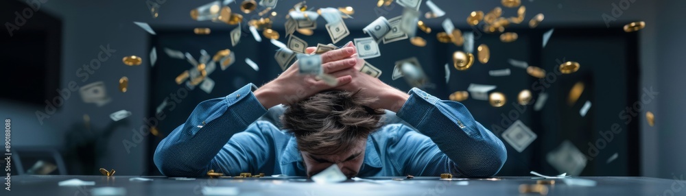 A financial summary highlights the consequences of poor handling and financial mismanagement, showing a substantial amount of owed money. A financial summary highlights the consequences of poor handling and financial mismanagement, showing a substantial amount of owed money.