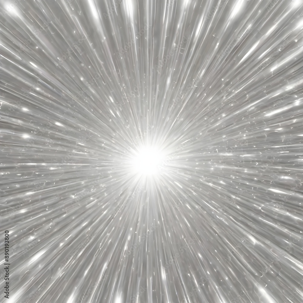 Fototapeta premium white light glowing abstract background Gerenative AI