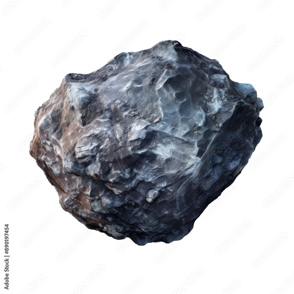 Asteroid isolated on the transparent background Asteroid isolated on the transparent background