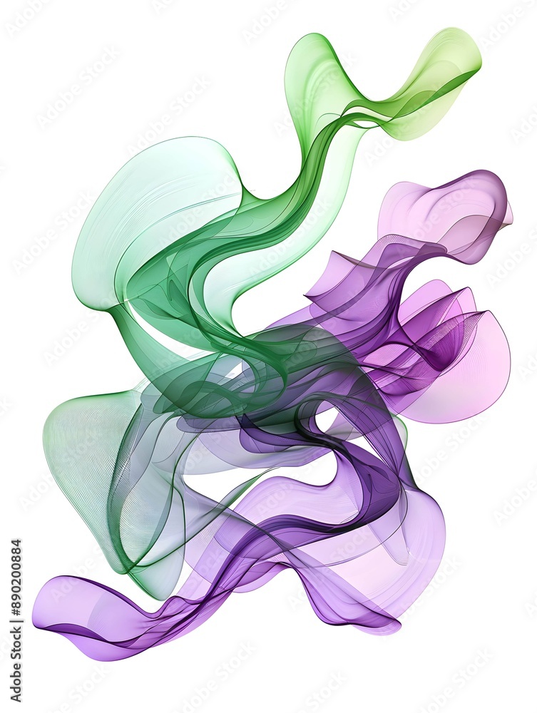Abstract representation of data science with flowing shapes in green, and violet, symbolizing the Julia programming languages dynamic and analytical capabilities Abstract representation of data science with flowing shapes in green, and violet, symbolizing the Julia programming languages dynamic and analytical capabilities