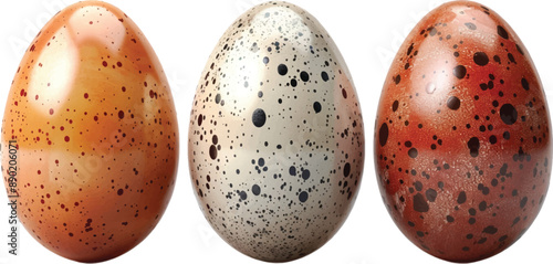 egg simple close up on white background