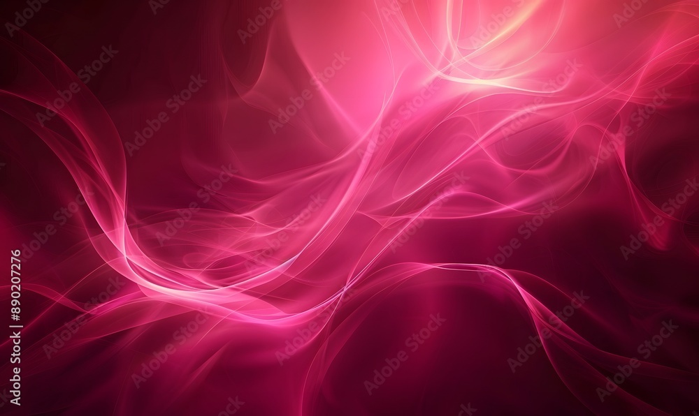 Abstract background pink waves, Generative AI Abstract background pink waves, Generative AI