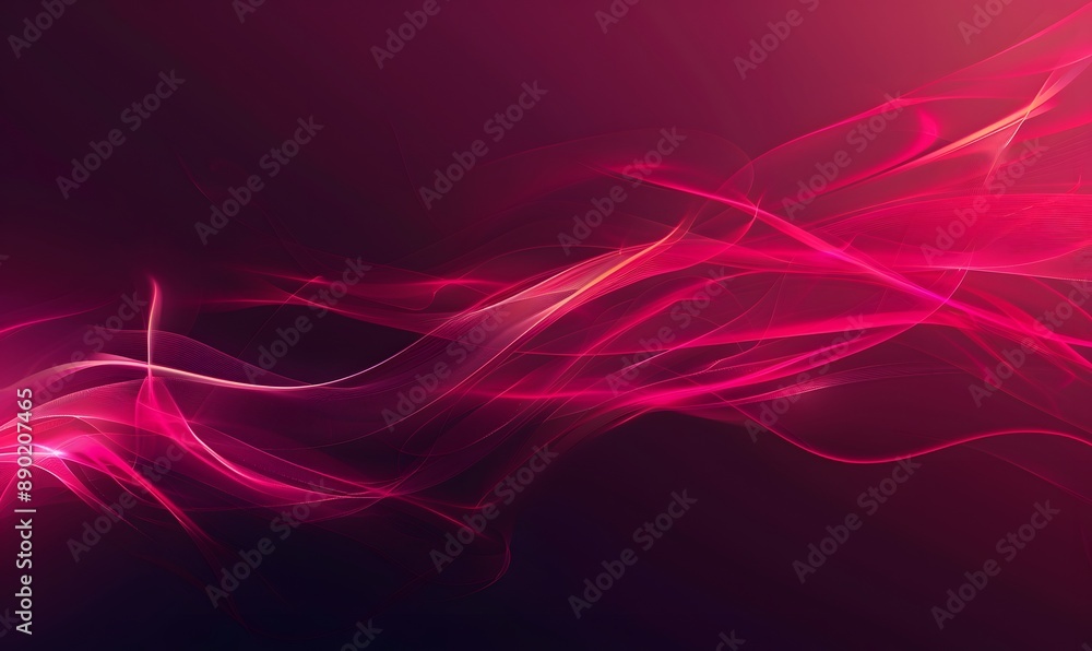 Abstract background pink waves, Generative AI Abstract background pink waves, Generative AI