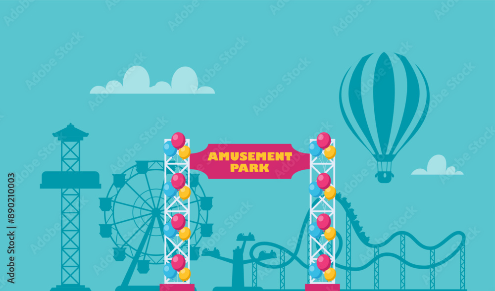 Naklejka premium AmusementPark2-03.eps