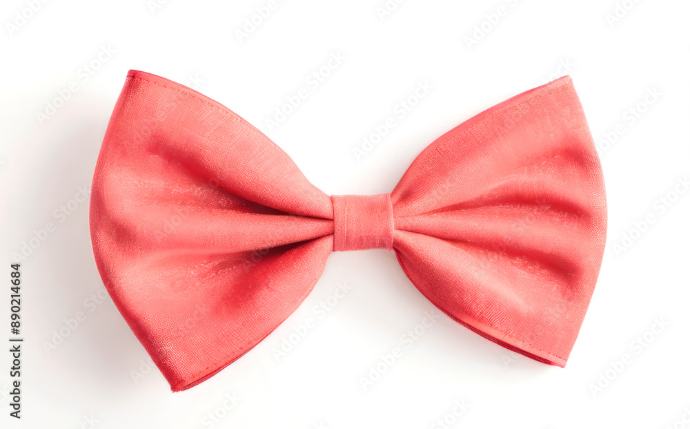 red bow butterfly on a white background red bow butterfly on a white background