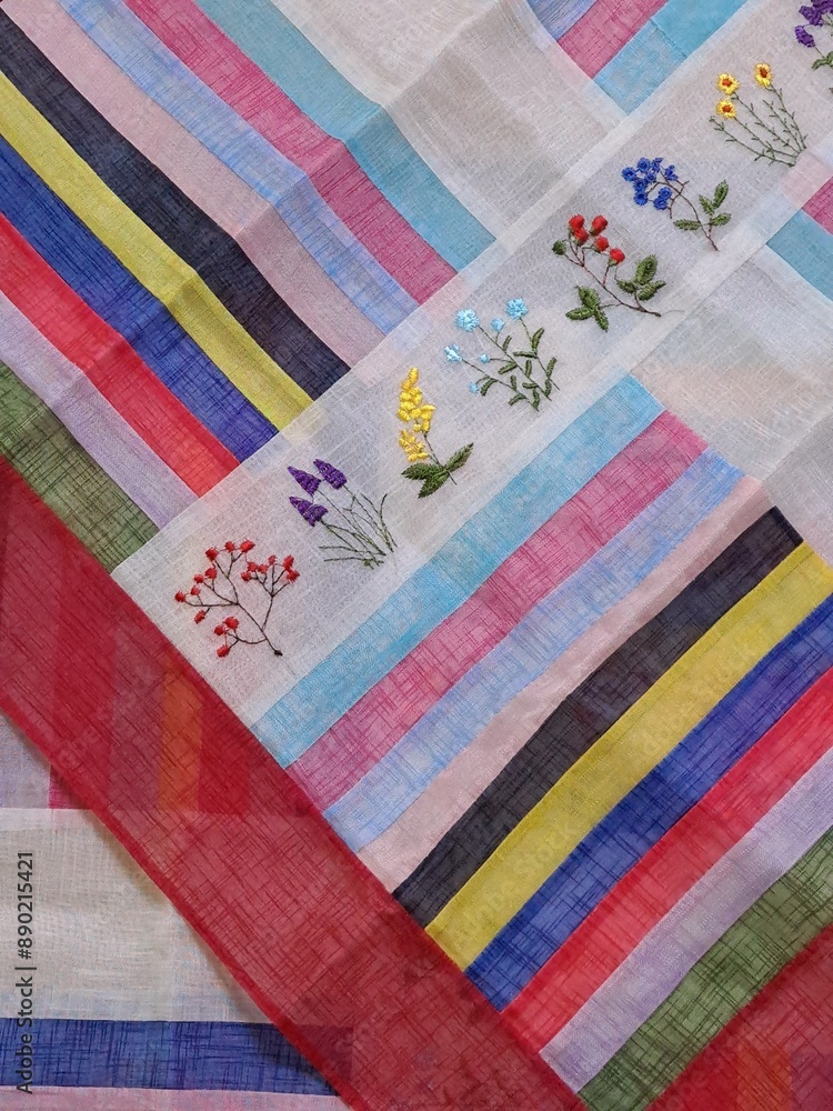Traditional Korean patchworks Bojagi which is square hemmed cloth and Korean people used to wrap, store and carry things Traditional Korean patchworks Bojagi which is square hemmed cloth and Korean people used to wrap, store and carry things