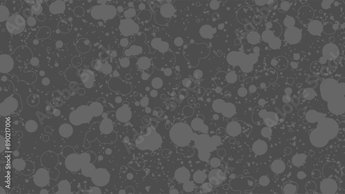 Abstract gray texture background with circles. Wet texture, bubbles, wet bubble marks.