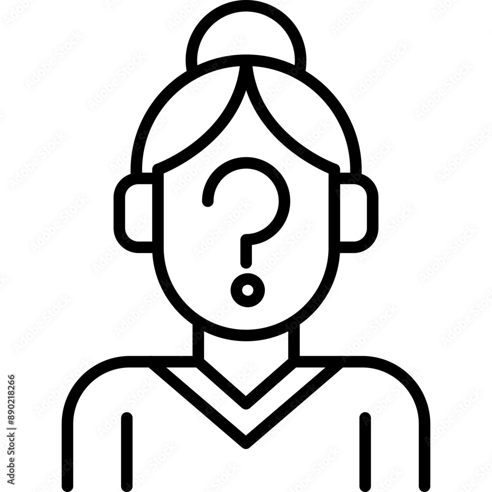 Anonymous Woman Icon Anonymous Woman Icon