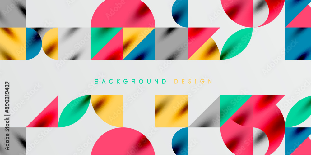 Triangles, round triangles and circles techno art. Vector Illustration For Wallpaper, Banner, Background, Card, Book Illustration, landing page Triangles, round triangles and circles techno art. Vector Illustration For Wallpaper, Banner, Background, Card, Book Illustration, landing page