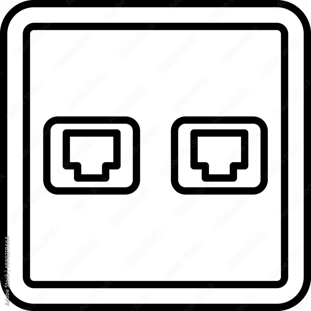 Data Socket Icon Data Socket Icon