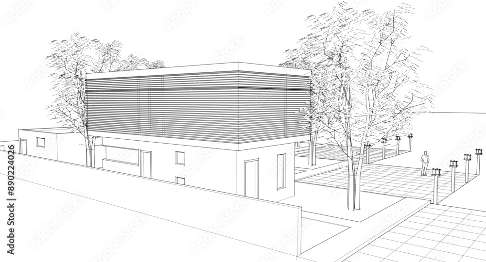 townhouse sketch concept 3d graphics
townhouse sketch concept 3d graphics
