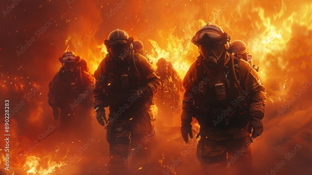 firefighters on fire firefighters on fire