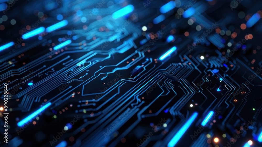 Abstract Circuitry Design Abstract Circuitry Design