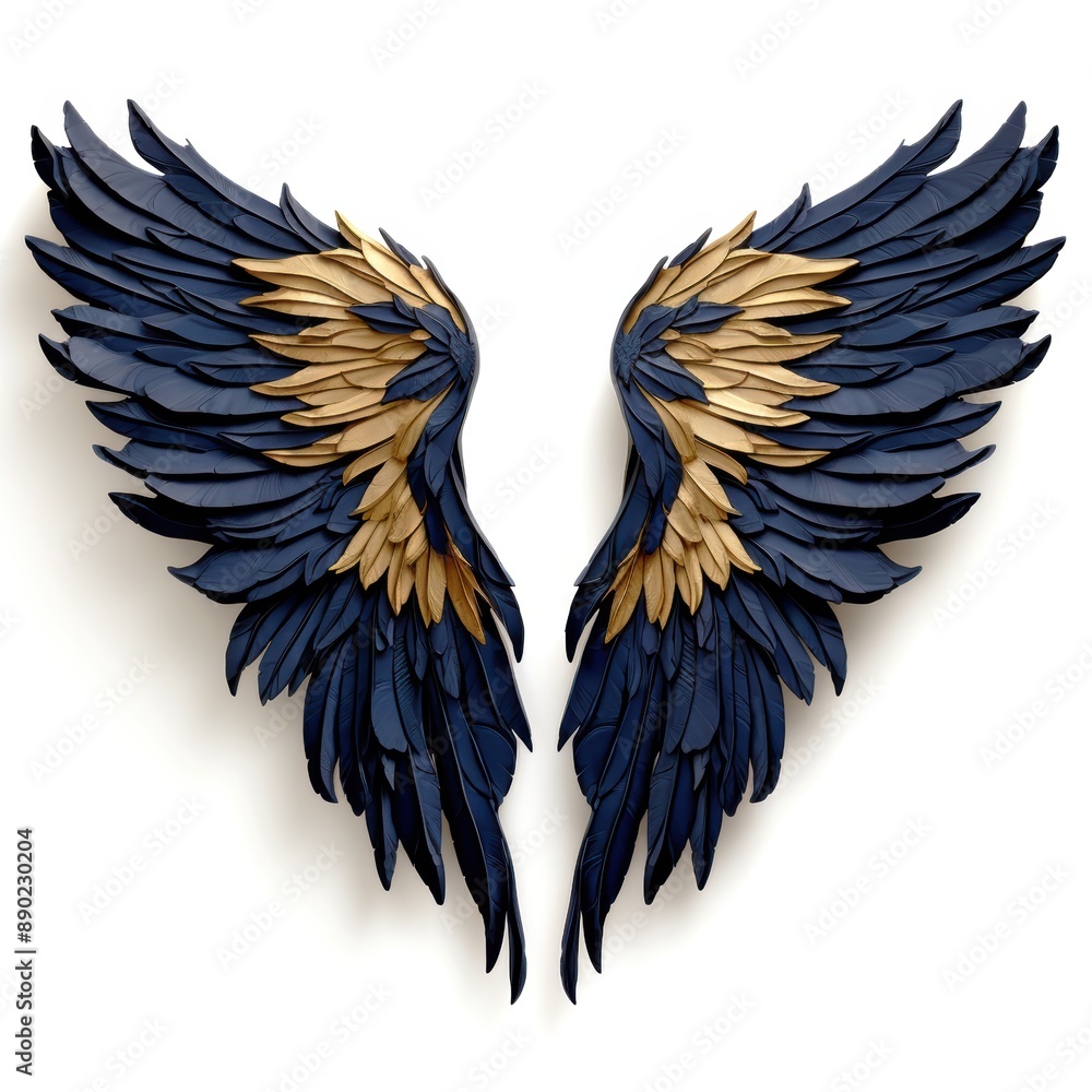 Ornate Angel Wings: Fantasy Element for Mobile Gaming Ornate Angel Wings: Fantasy Element for Mobile Gaming