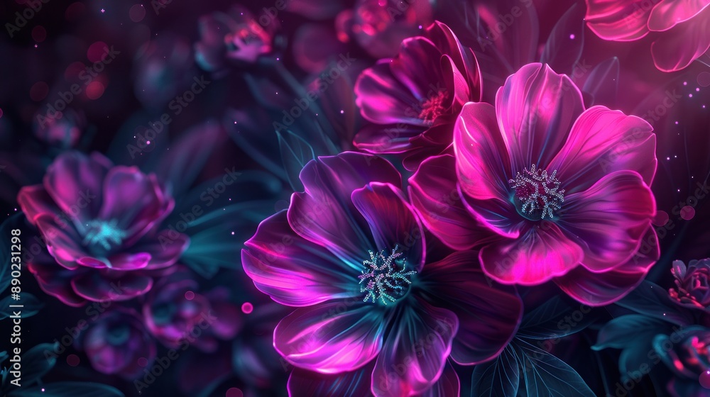 Neon Flowers Neon Flowers