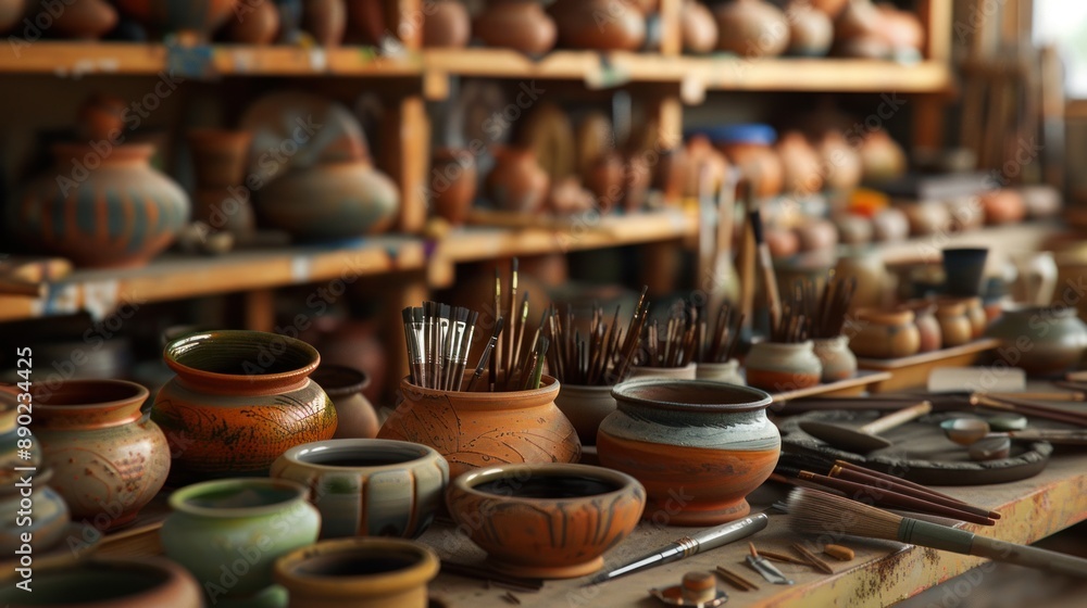Pottery Studio: A Glimpse into the Art of Clay Pottery Studio: A Glimpse into the Art of Clay