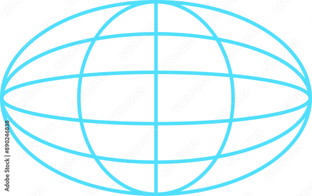 Y2k grid globe symbol, brutal art geometry net element symbol, cyber tech geometric mesh structure object, cyberpunk neon grid pattern form icon, y2k abstract wire frame figure illustration.