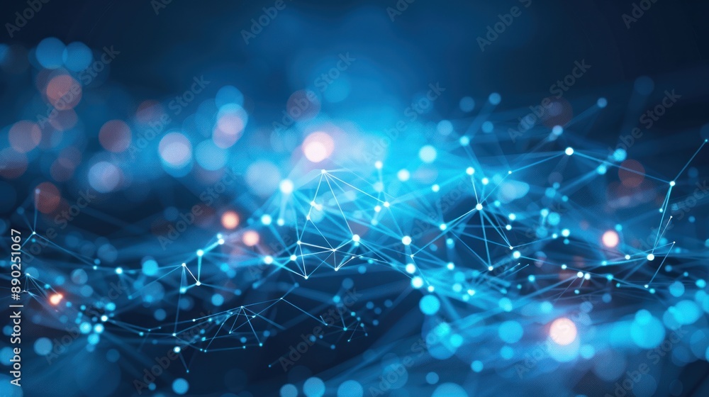 Abstract Digital Network Illustration Abstract Digital Network Illustration