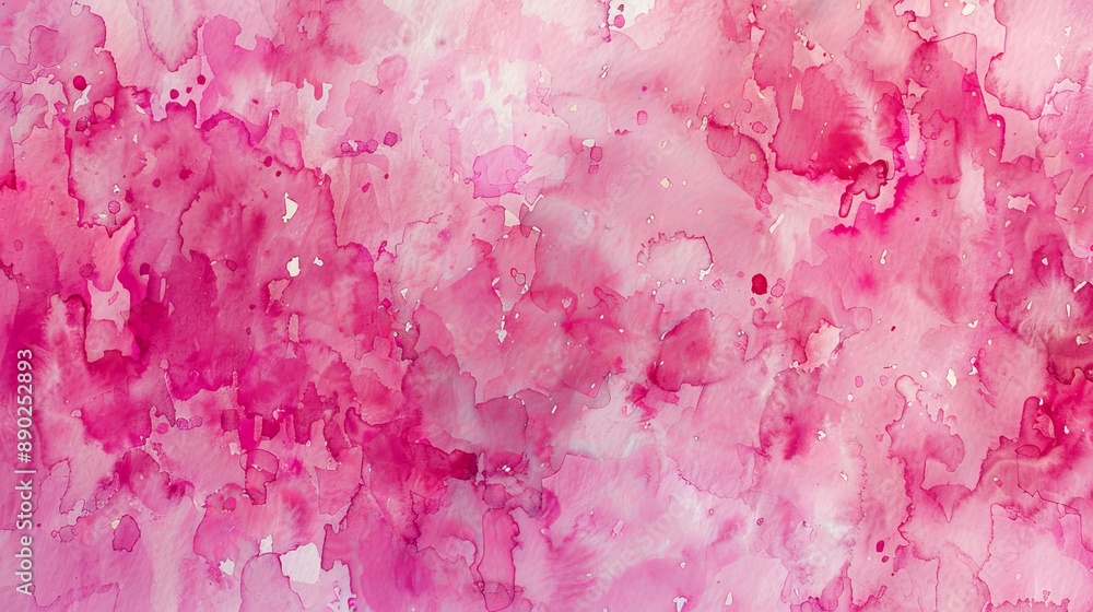 Fototapeta premium Abstract Pink Watercolor Background