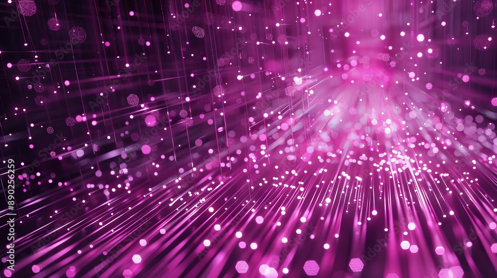 Abstract Purple Network Abstract Purple Network