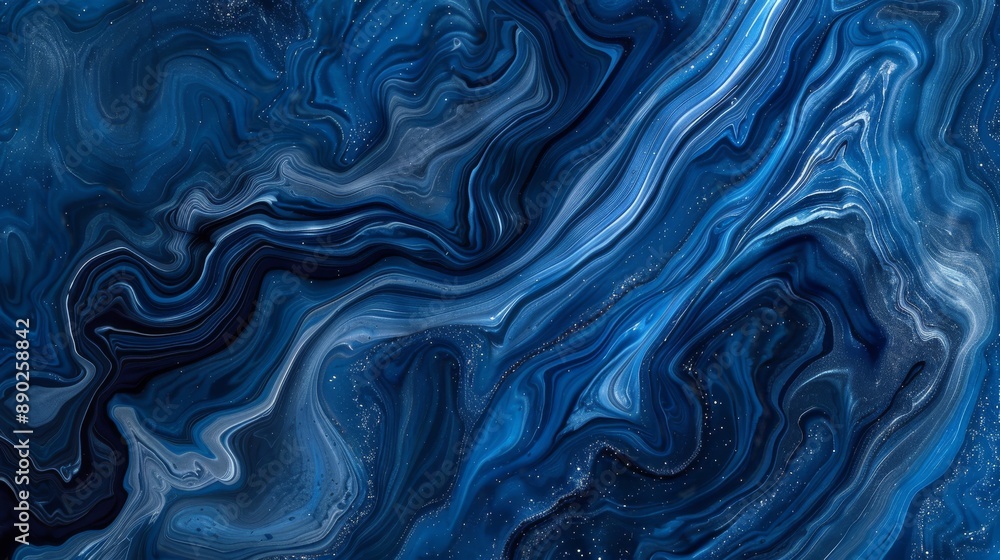 Abstract Blue Marble Texture Abstract Blue Marble Texture
