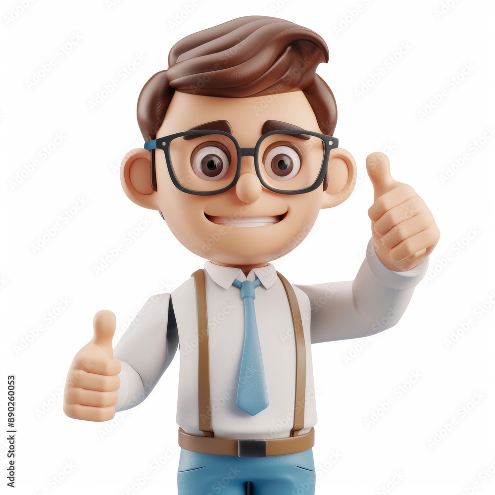 Smiling Teacher Giving Thumbs Up Smiling Teacher Giving Thumbs Up