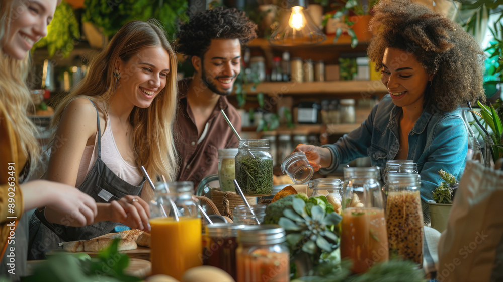 Diverse Individuals Adopting Zero-Waste Lifestyle Diverse Individuals Adopting Zero-Waste Lifestyle
