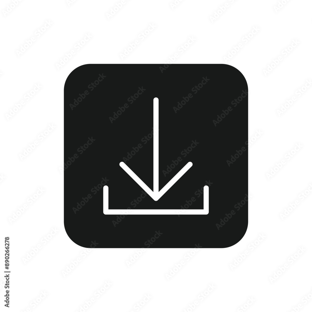 Download square icon sign vector Download square icon sign vector