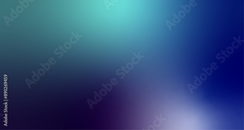 Tableau sur toile Trendy black blue cyan white header gradient template in vibrant colours