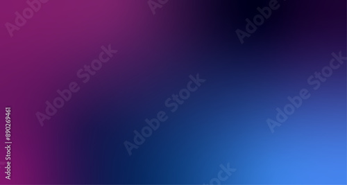 Trendy pink purple blue cyan black header gradient template in vibrant colours. Beautiful blurry bright vector wallpaper. Colorful widescreen 16:9 gradient background for social media website banner.