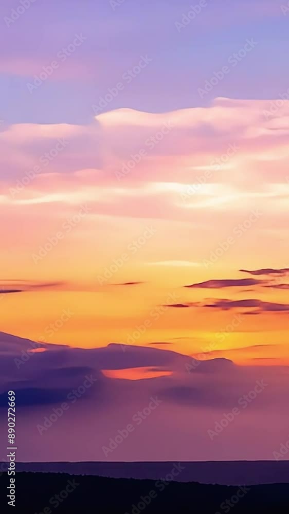 Timelapse of clouds in sky during sunset Timelapse of clouds in sky during sunset