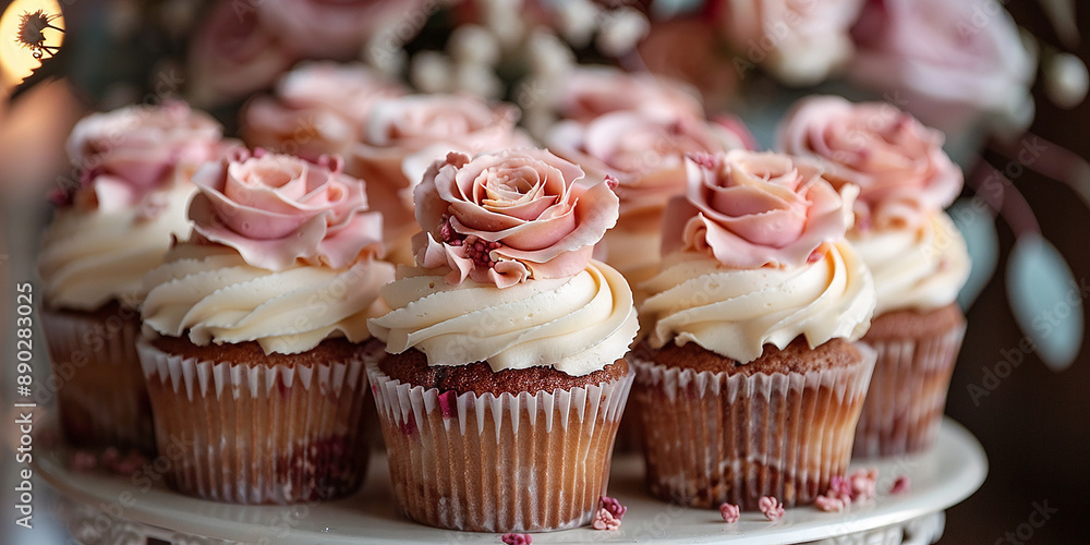 beautiful, delicious cupcakes made for the wedding beautiful, delicious cupcakes made for the wedding