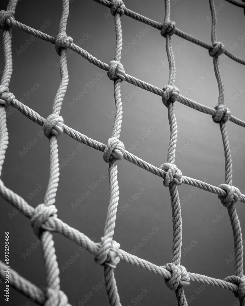 close up view of a net close up view of a net