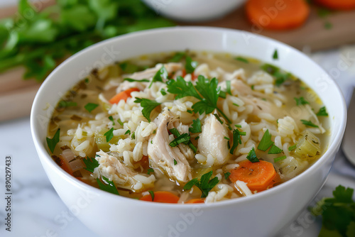 Ranch Chicken and Rice Soup