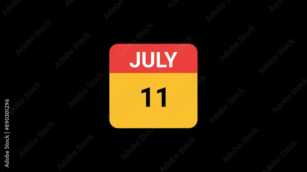 th January Date Animation th January Date Animation