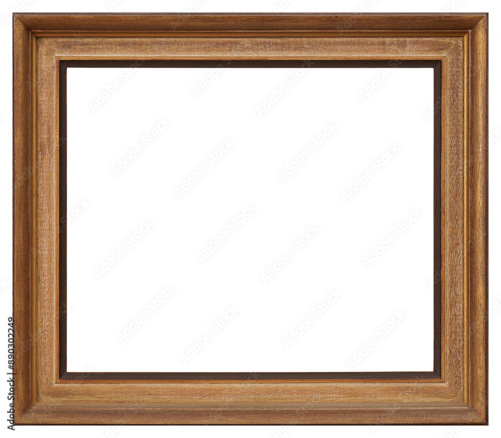 Lacquered wood picture frame in PNG format on a transparent background. Lacquered wood picture frame in PNG format on a transparent background.