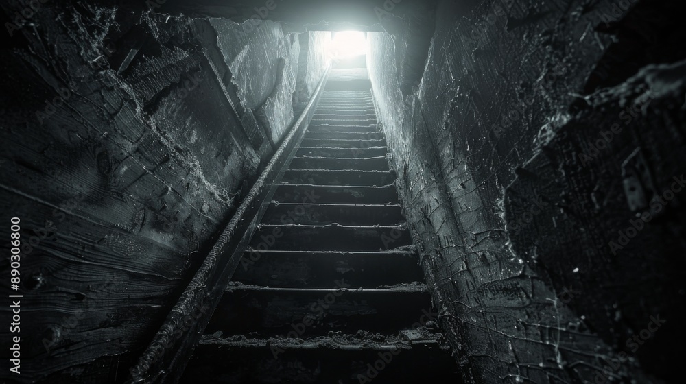 Mysterious Staircase Leading to Light Mysterious Staircase Leading to Light